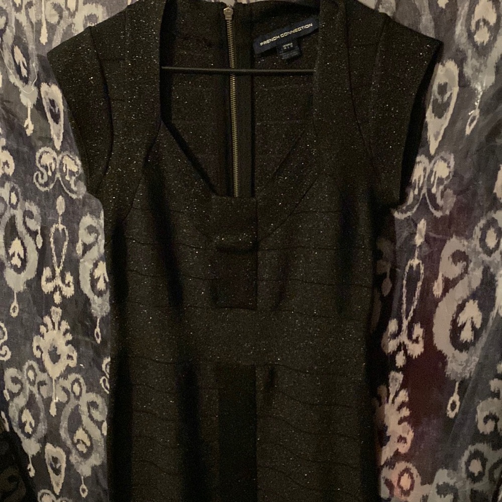 Ellicott, black, sexy dress with sparkles